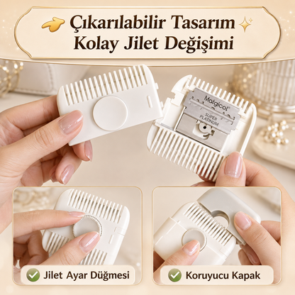 SaçLiva Pro 2’si 1 Arada Saç Kırık Alma Tarağı