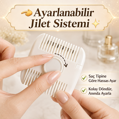 SaçLiva Pro 2’si 1 Arada Saç Kırık Alma Tarağı